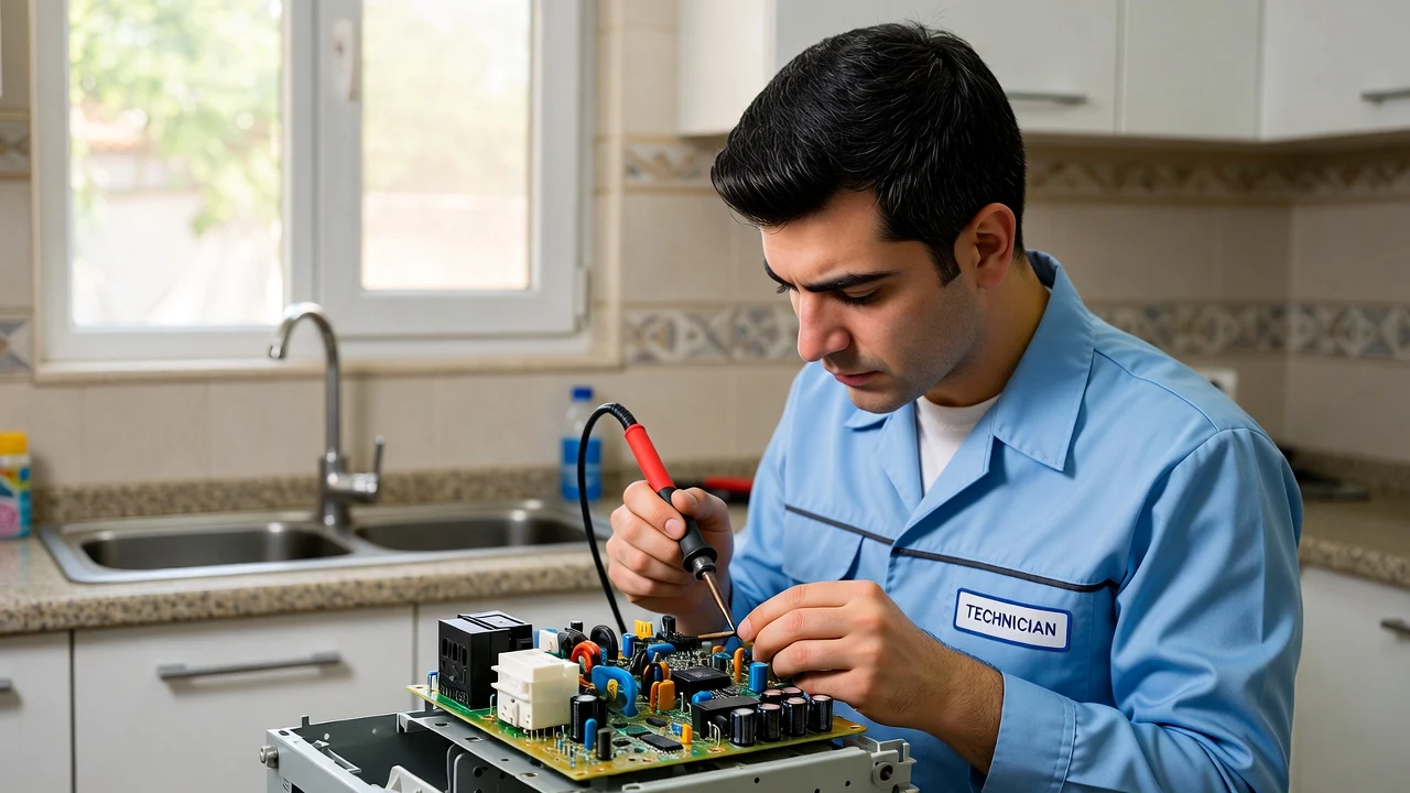  تعمیر برد لباسشویی سامسونگ