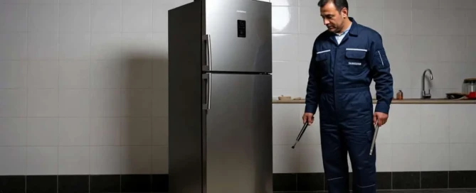 علت آب دادن یخچال سامسونگ چیست؟ بررسی کامل و راهکارهای رفع مشکل