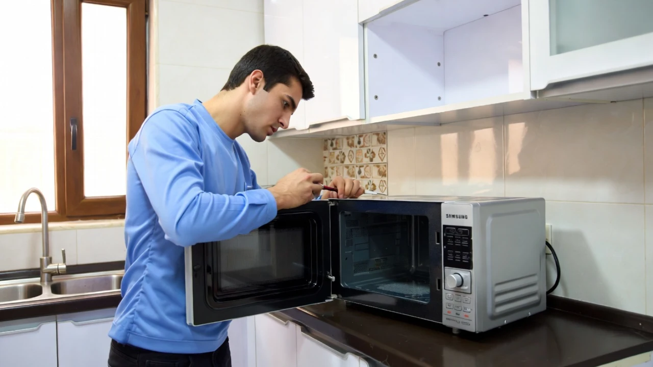 علت روشن نشدن مایکروویو سامسونگ